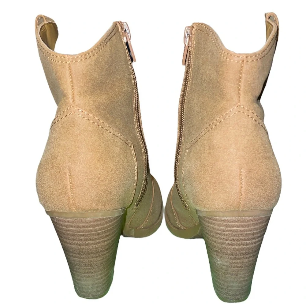 American Eagle Cowboy Ankle Boots Sz 8 - Picture 3 of 5